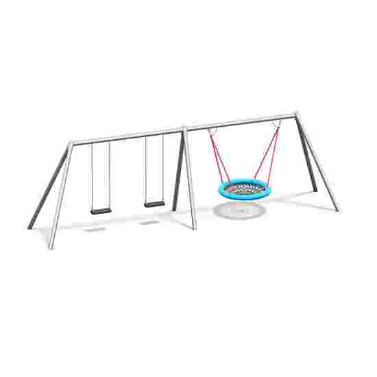 Playparc with Bird’s Nest Playground Swings Hanging height: 200 cm