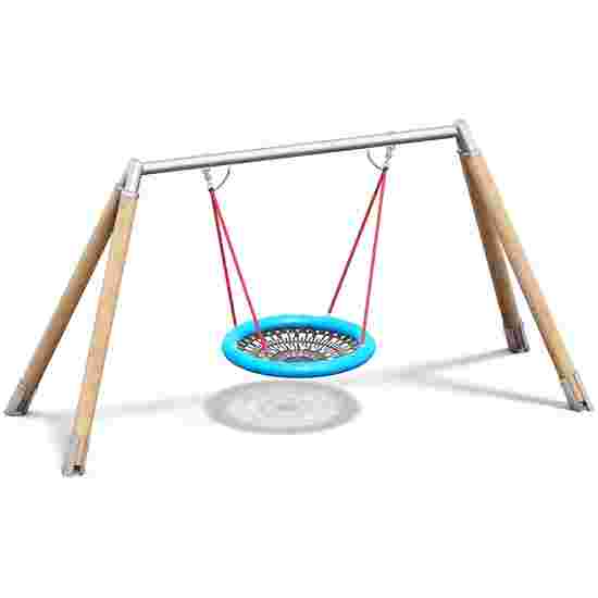 Playparc &quot;Wood/Metal&quot; Bird’s Nest Swing Suspension height 245 cm