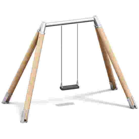 Playparc &quot;Wood/Metal&quot; Single Swing Set Hanging height: 200 cm