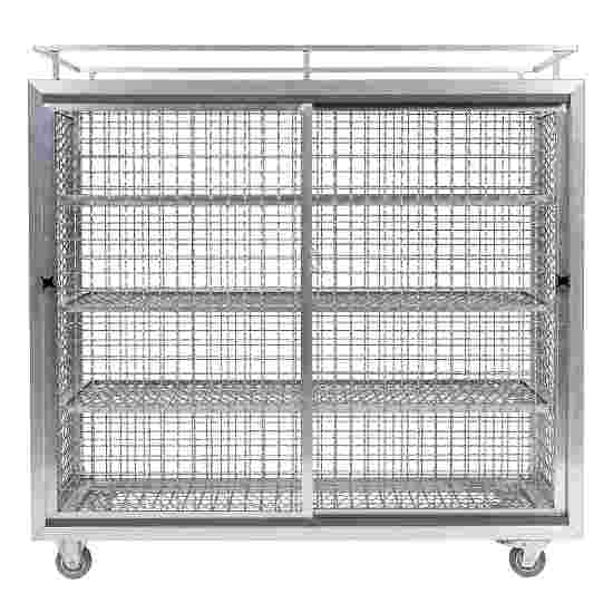 Pool Wire Storage Trolley 125x62x125 cm, With wheels