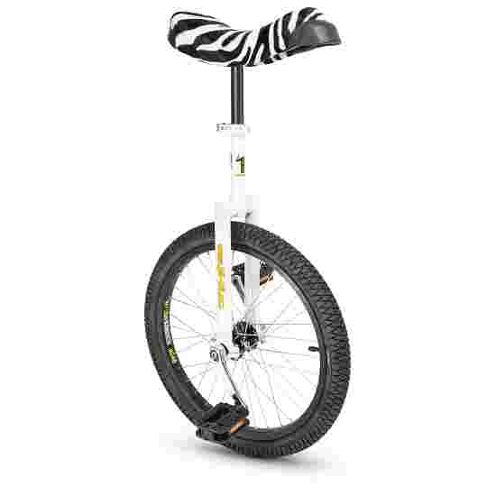 Qu-Ax &quot;Luxury&quot; Unicycle 20 inches (ø 51 cm), 36 spokes, white frame