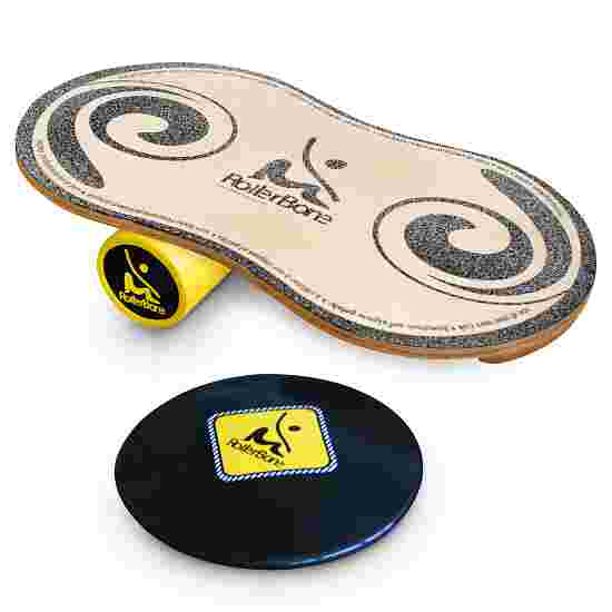 RollerBone &quot;1.0 Classic + Soft Pad&quot; Balance Board Set