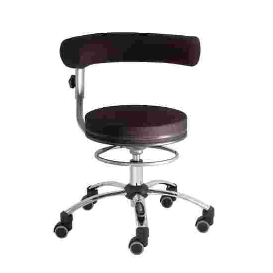 Sanus Gesundheitsstuhl Swivel Chair Fabric cover, Height Adjustable 42–51 cm, Black-Black