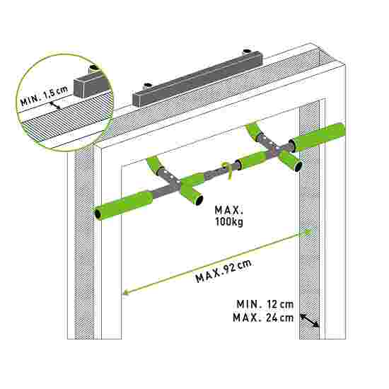 Schildkröt &quot;Elite&quot; Doorway Pull-Up Bar