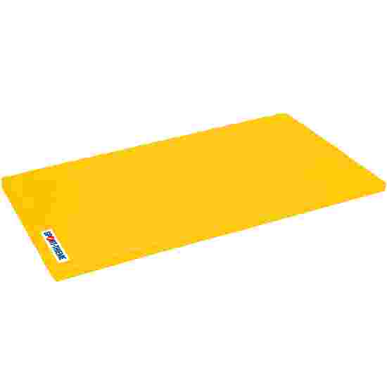 Sport-Thieme 150×100×6-cm &quot;Super&quot; Gymnastics Mat Basic, Yellow Polygrip