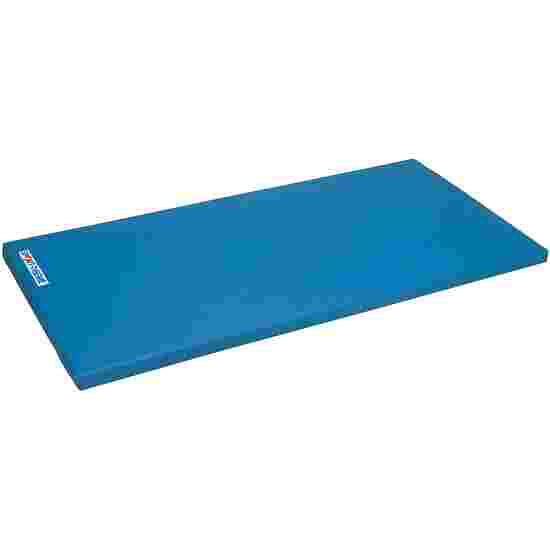 Sport-Thieme 200x100x6 cm &quot;Super&quot; Gymnastics Mat Basic, Blue Polygrip