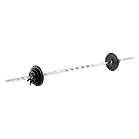 Sport-Thieme 27.5 kg, Rubber-Coated or Chrome Barbell Set Rubber-coated