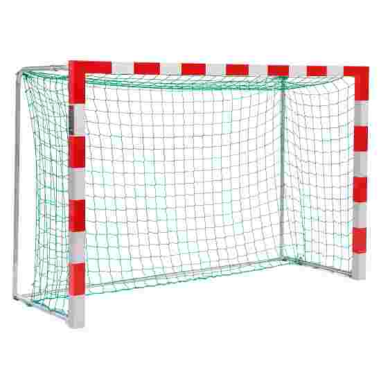 Sport-Thieme 3×1.60-m Free-Standing Handball Goal Premium steel corner joints, Red/silver