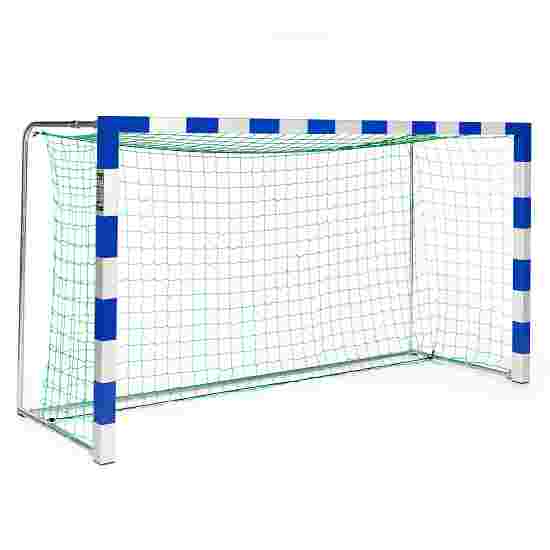 Sport-Thieme 3×1.60-m Free-Standing Handball Goal Cast-aluminium corner joints, Blue/silver