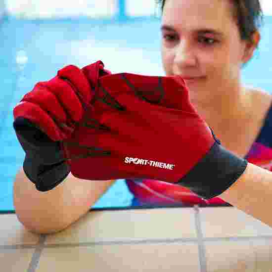 Sport-Thieme Aqua Fitness Gloves m, 25x18 cm, Red