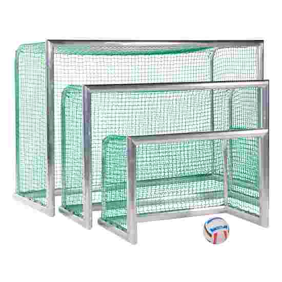 Sport-Thieme B re Aluminium &quot;Professional Compact&quot; Mini Football Goal 1.20x0.80 m, Incl. net, green (mesh size 4.5 cm)