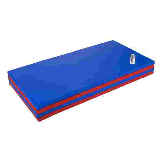 Sport-Thieme &quot;Basic&quot; Folding Mat 240x120x3 cm, blue/red