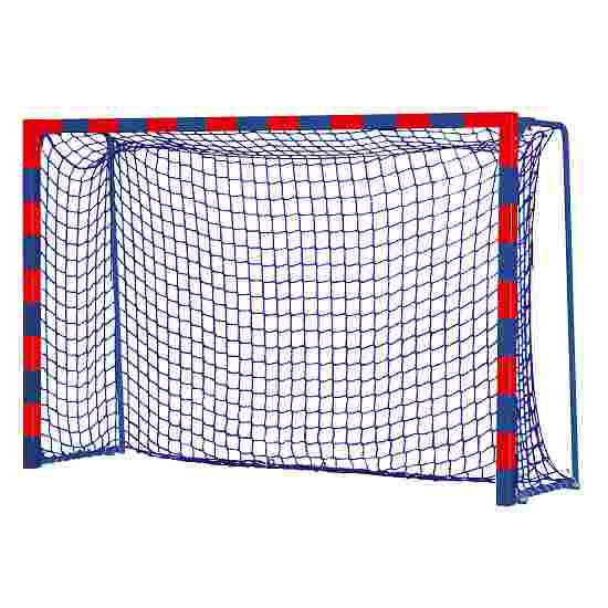 Sport-Thieme &quot;Colour&quot; with Folding Net Brackets Handball Goal Standard, goal depth 1 m, Red-Blue