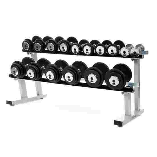 Sport-Thieme Compact Dumbbell Set 2.5–22.5 kg, incl. double dumbbell stand