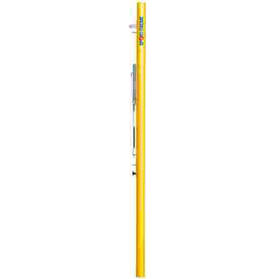 Sport-Thieme &quot;Competition&quot; Beach Volleyball Posts Powder-coated yellow, Pulley system, without ground sockets