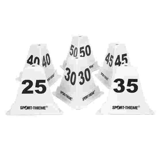 Sport-Thieme Discus, Hammer and Javelin Throw Distance Marker Boxes Numbers 25, 30, 35, 40, 45, and 50