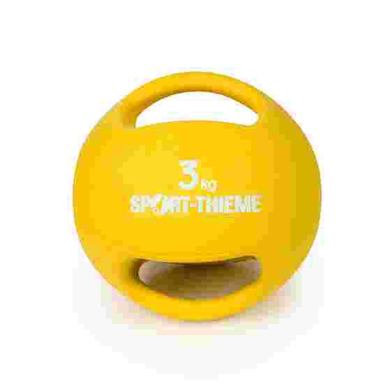 Sport-Thieme &quot;Dual Grip&quot; Medicine Ball 3 kg, yellow