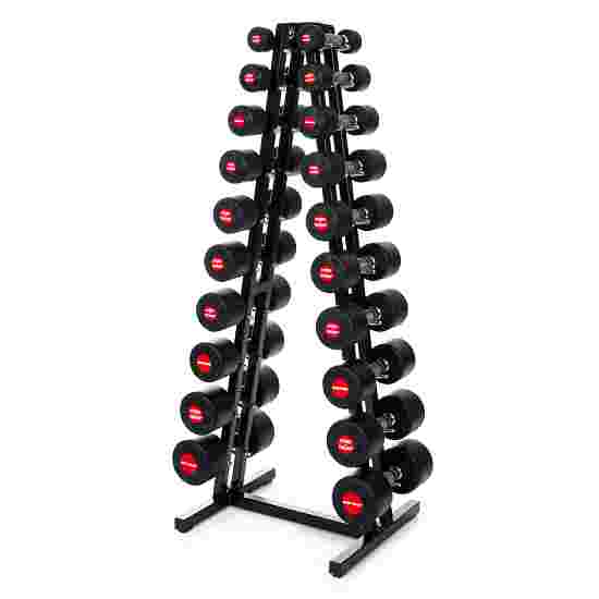 Neoprene dumbbells with online rack