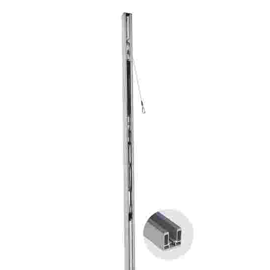 Sport-Thieme DVV Beach 2 &quot;Competition&quot; Beach Volleyball Posts Without ground sockets, Anodised matt silver