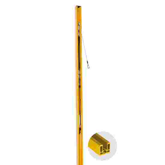 Sport-Thieme DVV Beach 2 &quot;Competition&quot; Beach Volleyball Posts Without ground sockets, Powder-coated yellow