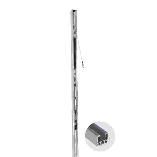 Sport-Thieme DVV Beach 2 &quot;Competition&quot; Beach Volleyball Posts With 2 ground sockets for bolting on, Anodised matt silver