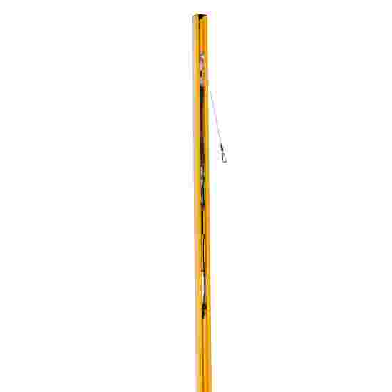 Sport-Thieme DVV Beach 2 &quot;Competition&quot; Beach Volleyball Posts With 2 ground sockets for bolting on, Powder-coated yellow