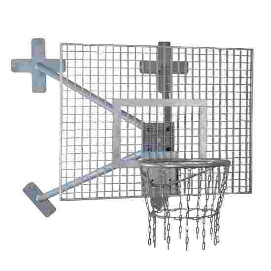 Sport-Thieme &quot;Fair Play Outdoor&quot; Wall-Mounted Basketball Unit "Outdoor" hoop, Backboard: mesh