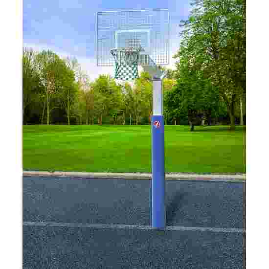 Sport-Thieme &quot;Fair Play Silent 2.0&quot; with Hercules-Rope Net Basketball Unit "Outdoor" foldable hoop, 120x90 cm