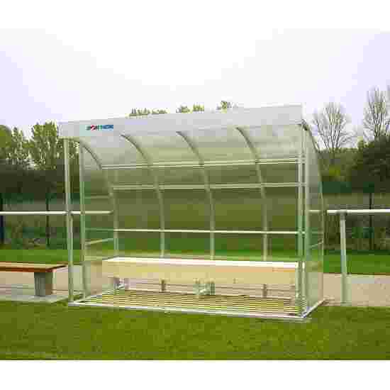 Sport-Thieme for 6 People Dugout Glazing: polycarbonate, Bench