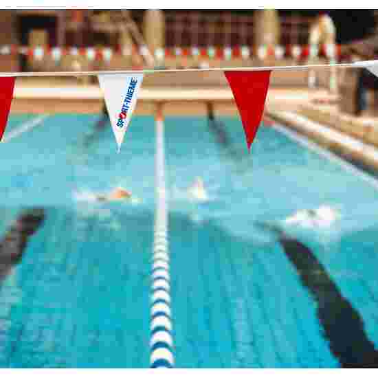 Sport-Thieme for backstroke swimmers Bunting Red/white, 18x27.5-cm flags