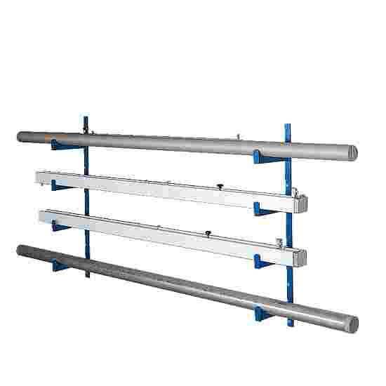 Sport-Thieme for horizontal bars and volleyball posts Wall Rack With 4 brackets