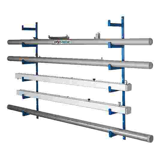 Sport-Thieme for horizontal bars and volleyball posts Wall Rack With 6 brackets