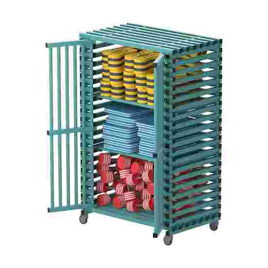 Sport-Thieme for Swimming Pool Equipment by Vendiplas Shelved Trolley Large, without extra space, Aqua