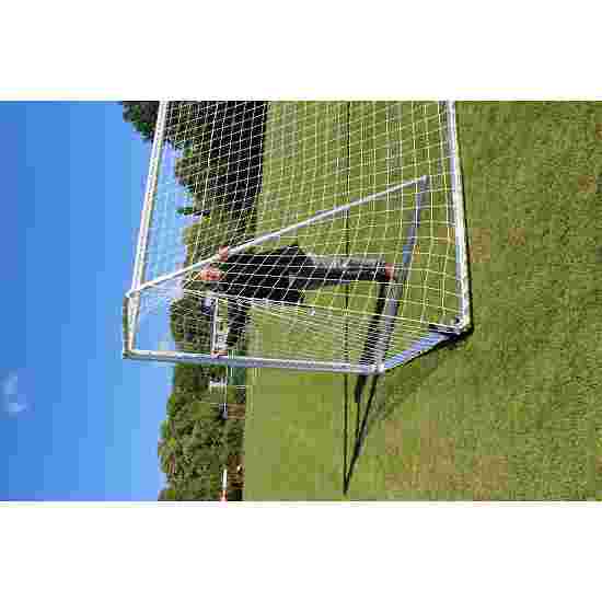 SportThieme FullSize Football Goal with Folding Net Bracket and Base