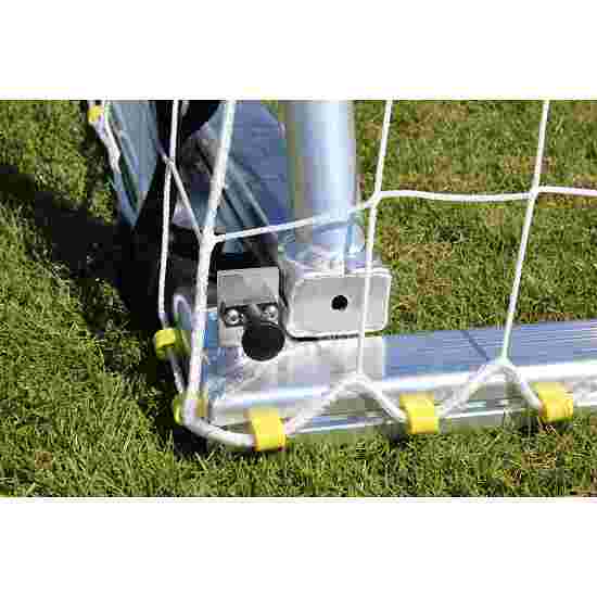 SportThieme FullSize Football Goal with Folding Net Bracket and Base