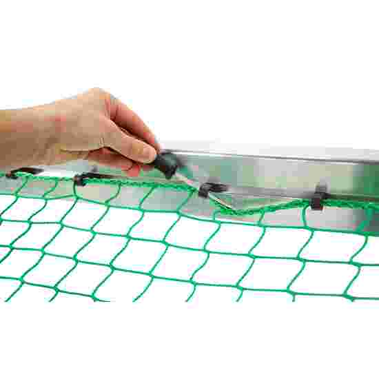 Sport-Thieme fully welded Mini Football Goal 1.2x0.8 m, goal depth 0.7 m, Incl. net, green (mesh size 10 cm)