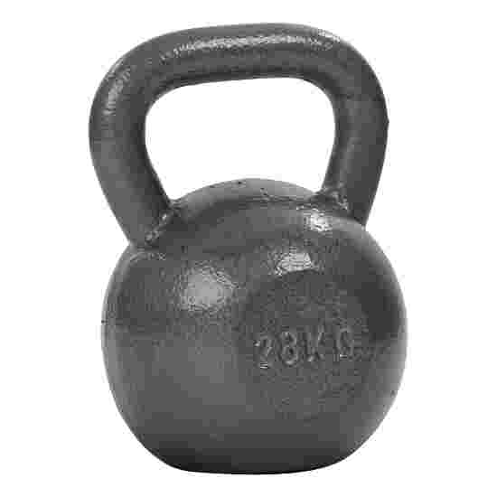 Sport-Thieme &quot;Hammer-Finish&quot;, Grey-Painted Kettlebell 28 kg