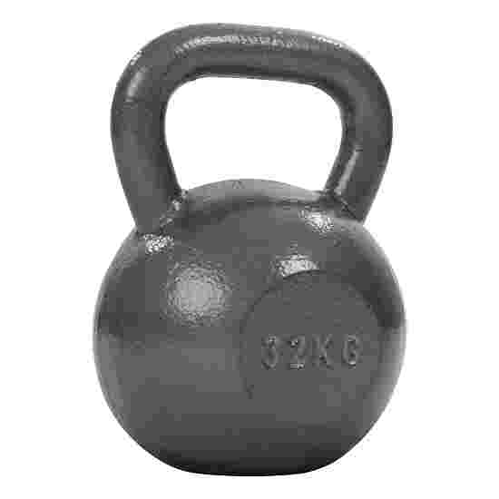 Sport-Thieme &quot;Hammer-Finish&quot;, Grey-Painted Kettlebell 32 kg