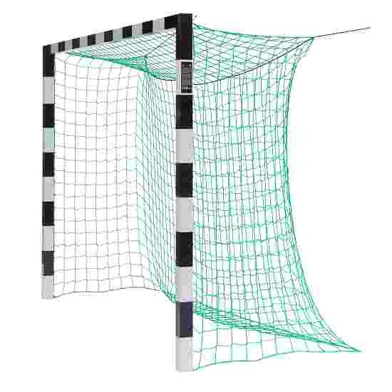 Sport-Thieme in ground sockets, with premium-steel corner joints Handball Goal Without net brackets, Black/silver