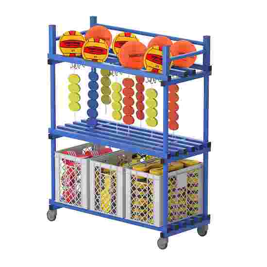 Sport-Thieme &quot;Kombi&quot; by Vendiplas Shelved Trolley Blue