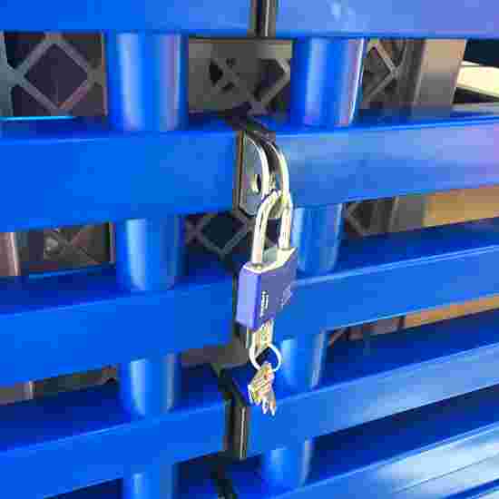 Sport-Thieme &quot;Lockable&quot; by Vendiplas Shelved Trolley Large, without attachment, Blue