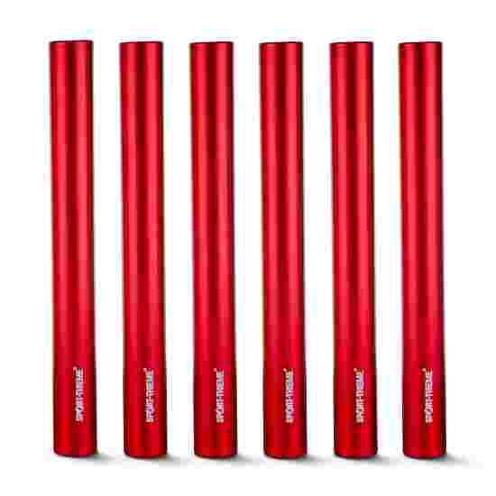 Sport-Thieme &quot;Metall&quot; Relay Batons Junior, 32 mm diameter, Red