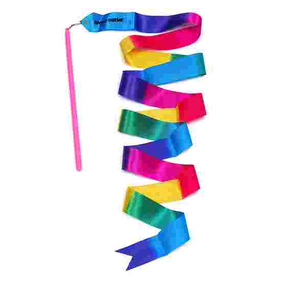 Sport-Thieme &quot;Multicoloured&quot; Gymnastics Ribbon with baton 5 m