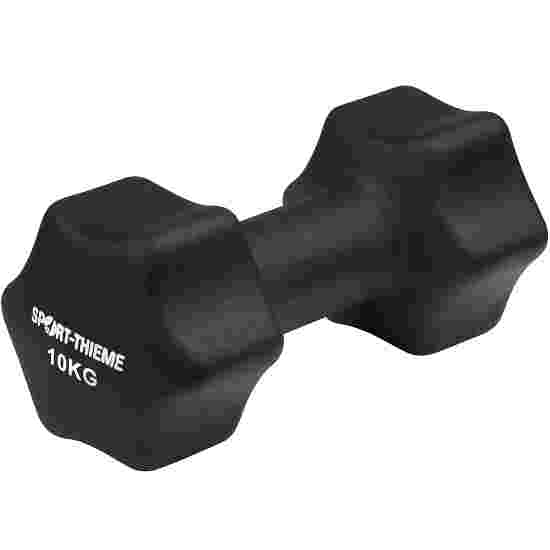 Sport-Thieme &quot;Neoprene&quot; Dumbbell 10 kg, Black