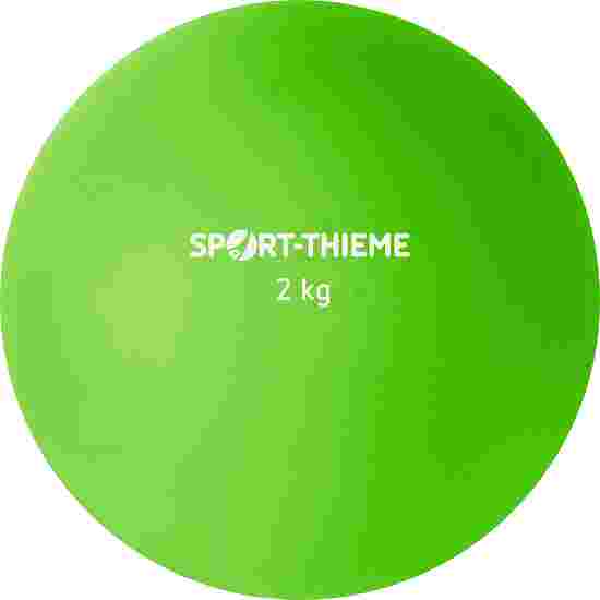 Sport-Thieme &quot;Plastic&quot; Training Shot Put 2 kg, green, ø 114 mm