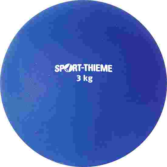 Sport-Thieme &quot;Plastic&quot; Training Shot Put 3 kg, blue, ø 121 mm