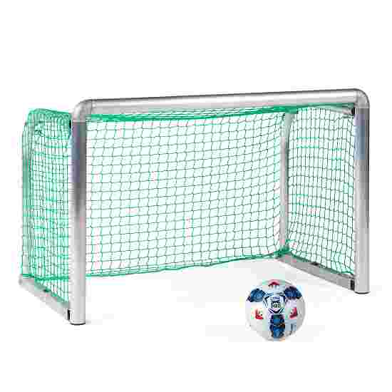 Sport-Thieme &quot;Protection&quot; Mini Football Goal 1.2x0.8 m, goal depth 0.7 m, Incl. net, green (mesh size 10 cm)