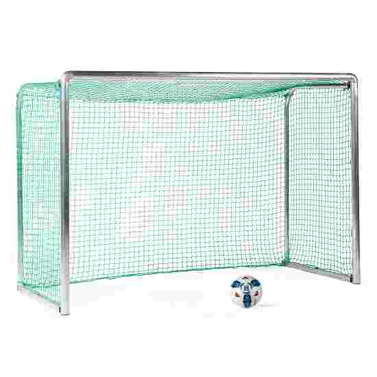 Sport-Thieme &quot;Protection&quot; Mini Football Goal 2.40x1.60 m, goal depth 1.00 m, Incl. net, green (mesh size 4.5 cm)