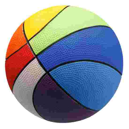 Sport-Thieme &quot;PU Basketball&quot; Soft Foam Ball Rainbow, ø  200 mm, 300 g