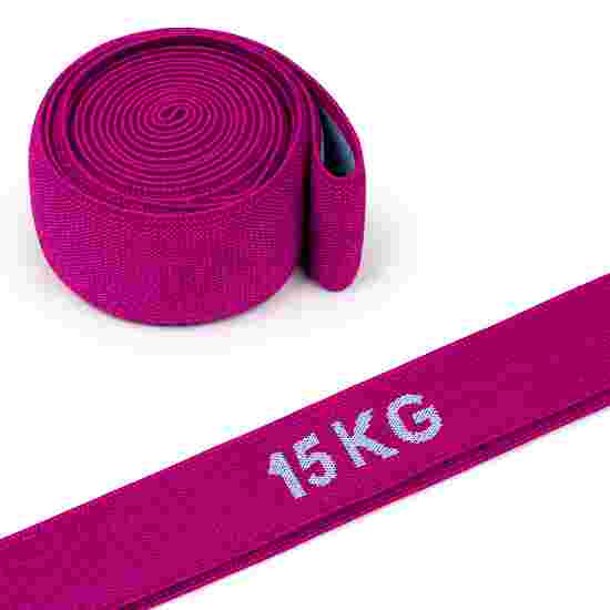 Sport-Thieme &quot;Ring&quot;, Textile Resistance band 15 kg, purple/grey